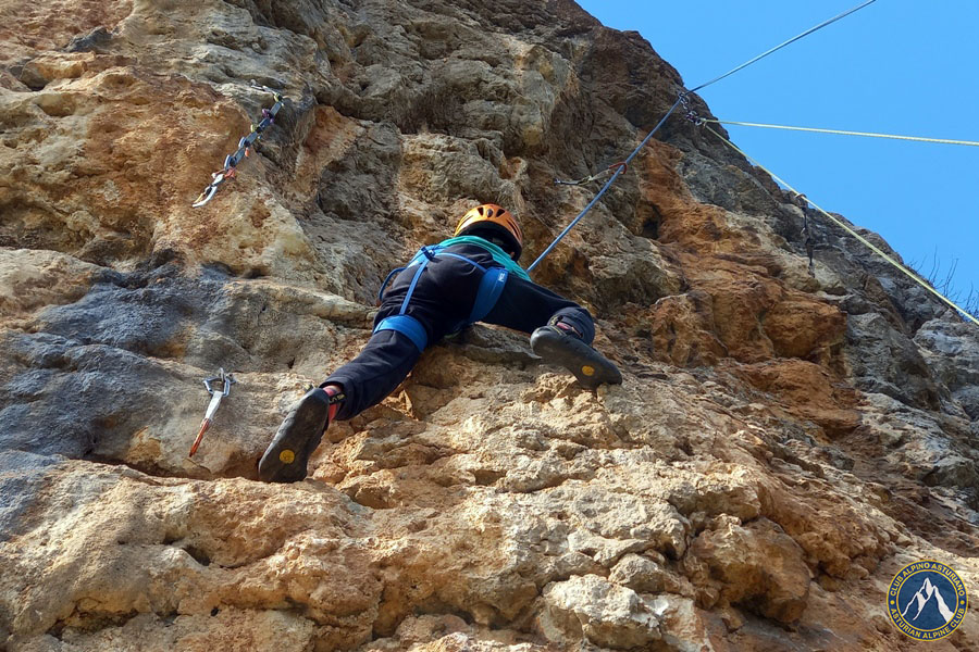 Escalada Pelgano con nios