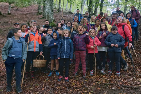 Senderismo y setas con niños en Asturias