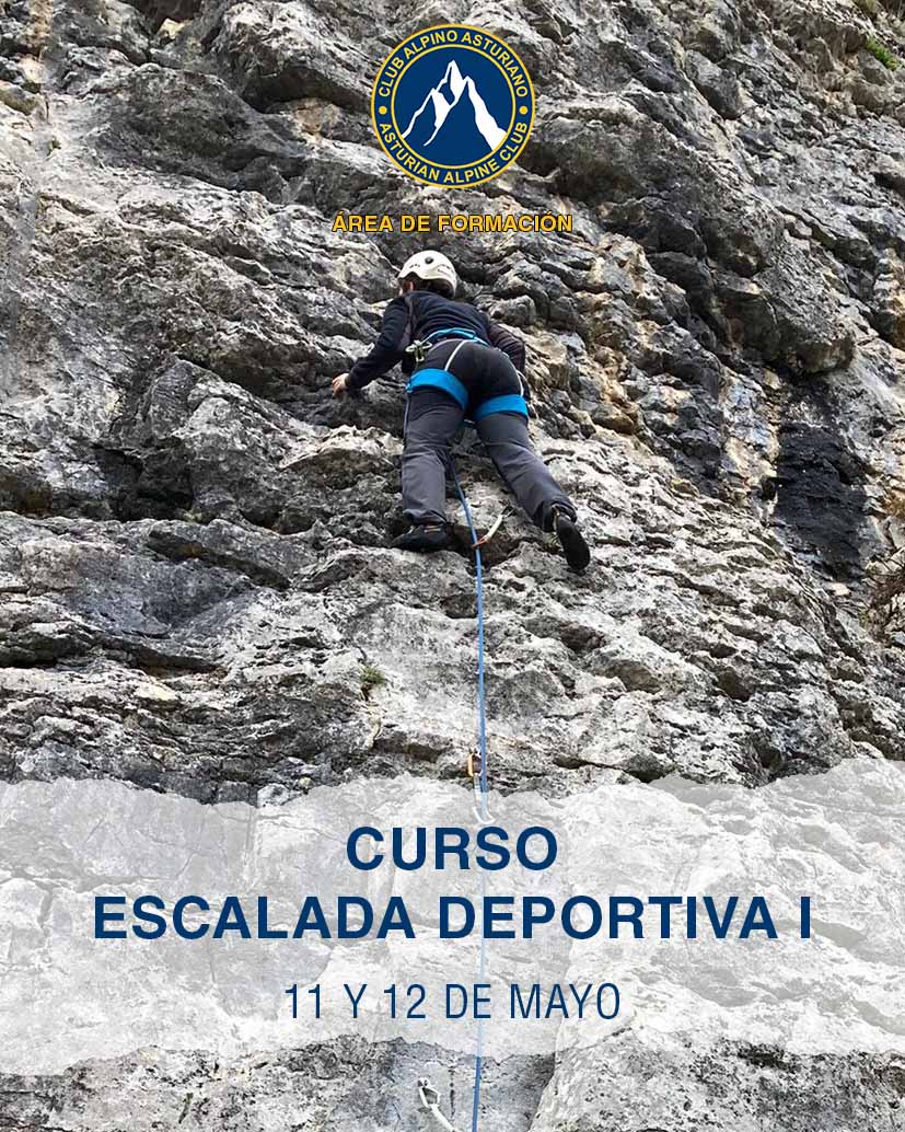 Curso escalada deportiva en Asturias