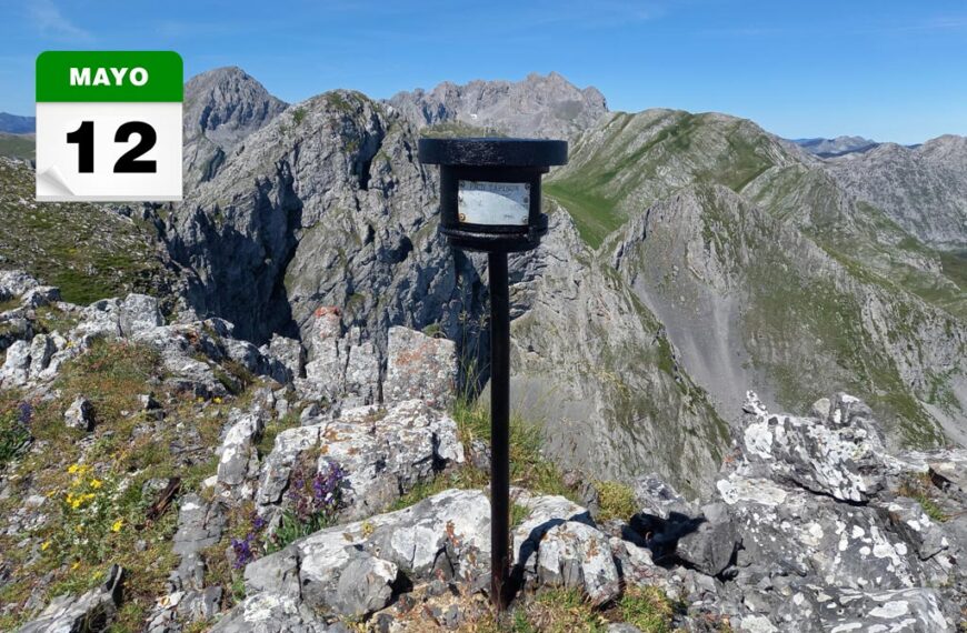 Pico Tapinón desde Tuiza Ubiña montaña Asturias